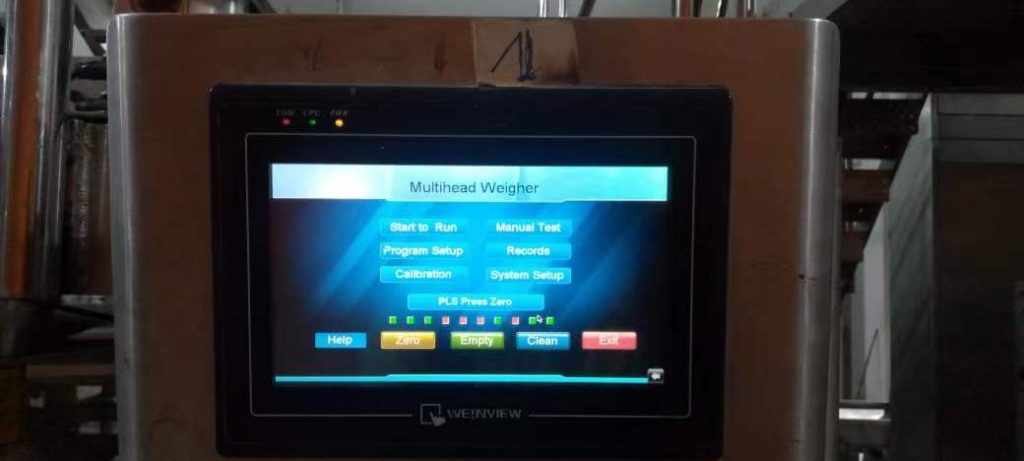 Touch Screen Of Multihead Weigher MT8102iE